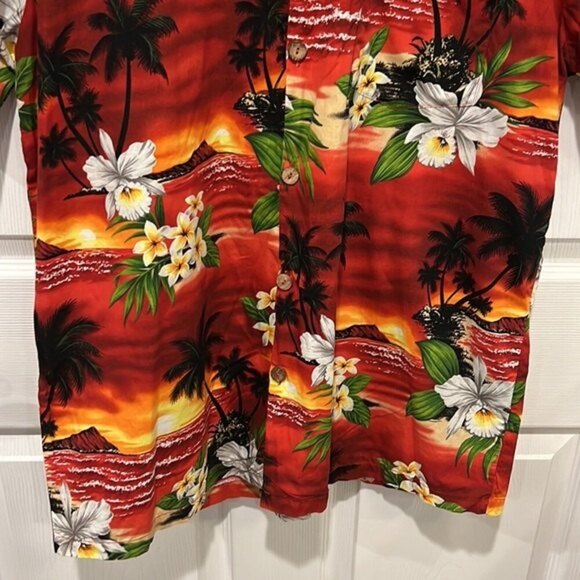 Favant Hawai button down 100% cotton shirt size Large - Picture 4 of 8